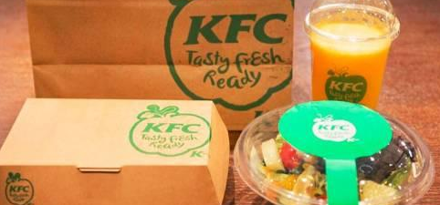 KFC都脫紅入綠了，輕食成了外賣老板們的又一片藍海？