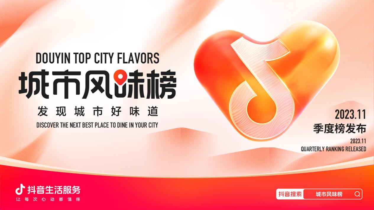 抖音城市風(fēng)味榜發(fā)布新一季度榜單，品質(zhì)連鎖和非連鎖單店各占一半